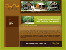 Tablet Screenshot of jerrystoutcabins.com